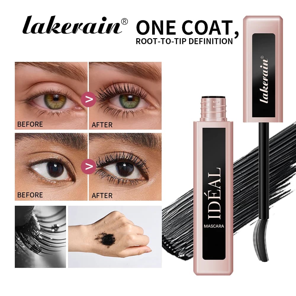 Waterproof Black Mascara Extended Extension Eyelash Brush Eyelash Mascara Hairstyles of Korean Cosmetic Beauty