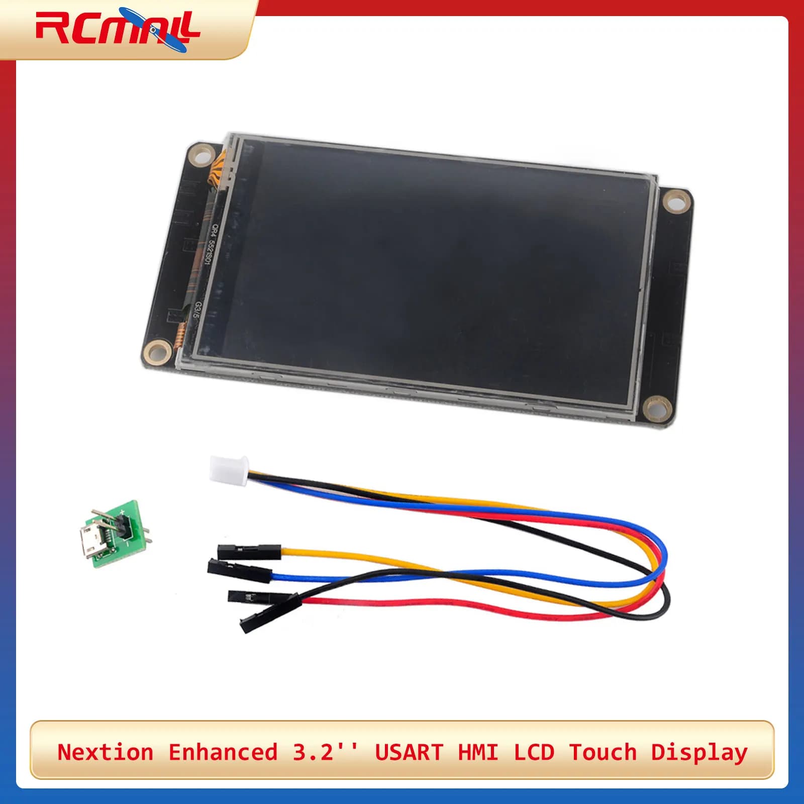 LCD Touch Screen HMI USART Nextion Enhanced 3.2'' 400*240 Screen Panel NX4024K032 for Raspberry Pi Arduino