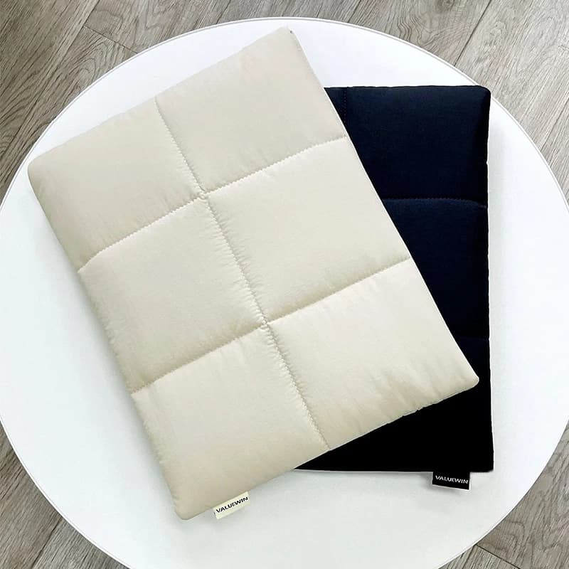 Comoda borsa gonfia per laptop 13 14 15 pollici, per MacBook Air Xiaomi HP Custodia per notebook soffice ultraleggera resistente agli urti
