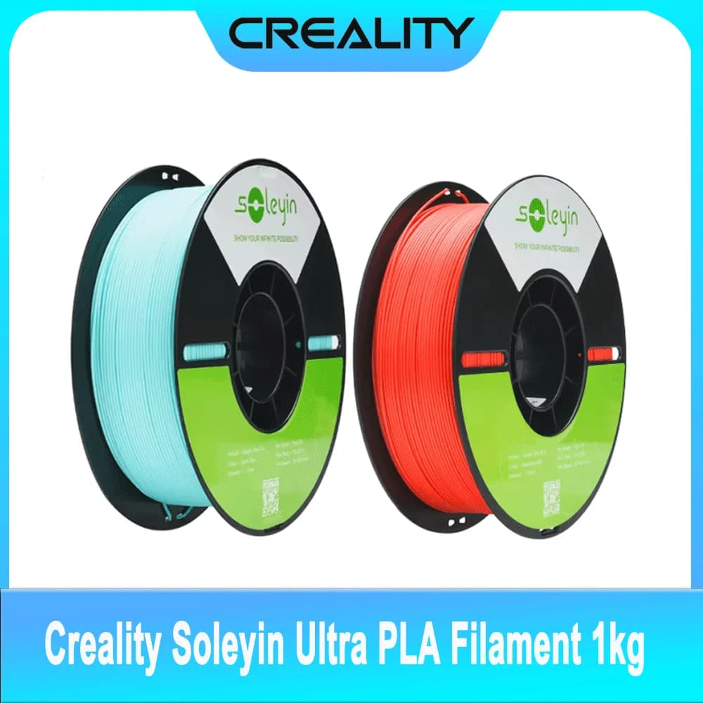 Filament Creality Soleyin Ultra PLA 1kg 1.75mm Plastic Material for 3D Printers Various Colors Compatible with Most FDM Printers