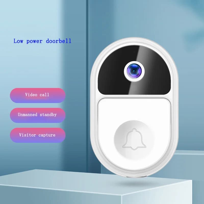 Videocitofono Intelligente per Casa con Telecamera HD, Visione Notturna, Antifurto, Audio Bidirezionale, Ricaricabile, Angolo Ampio e Immagini Ultra Nitide