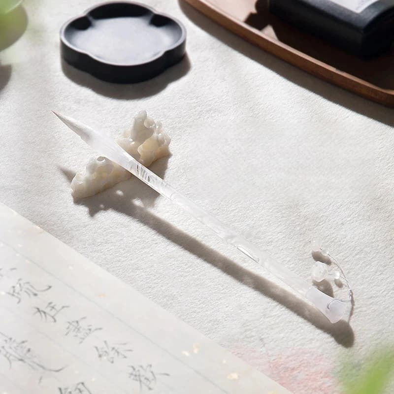 Chinese Calligraphy Brush Set Wolf Woolen Hair for Beginners Adults Practice Middle Size Soft Brush Chinese Painting Brush