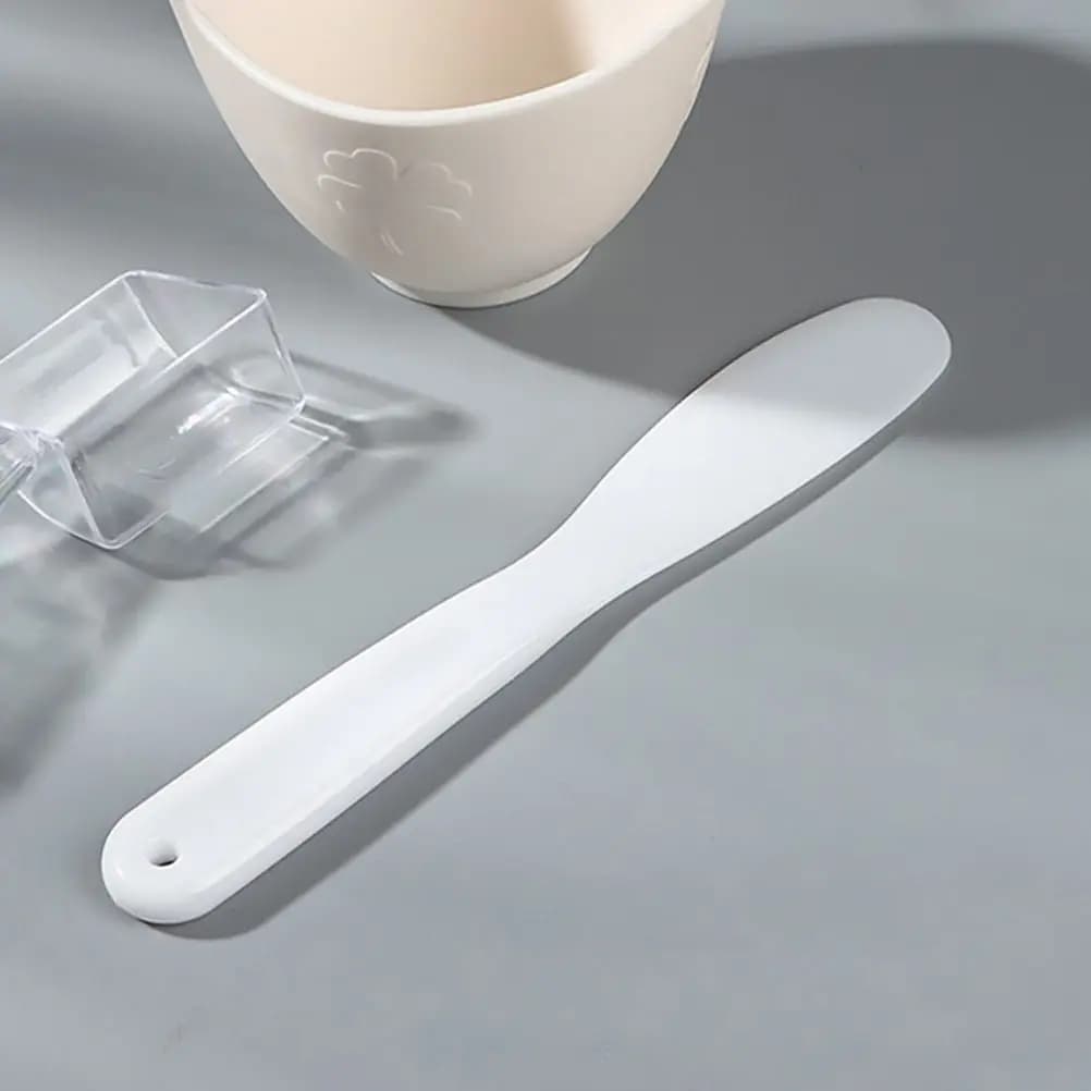 Set of 1 heat-resistant flexible silicone bowl for face masks and sticks for mixing, for professional do-it-your face masks