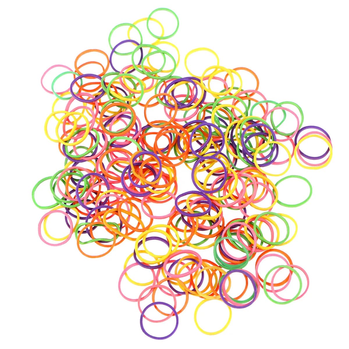 170 Pezzi Elastici per Capelli per Animali Domestici, Colori Misti, Accessori per la Toelettatura di Cani, Fiocchi e Trecce, Elastici in Gomma per Cani