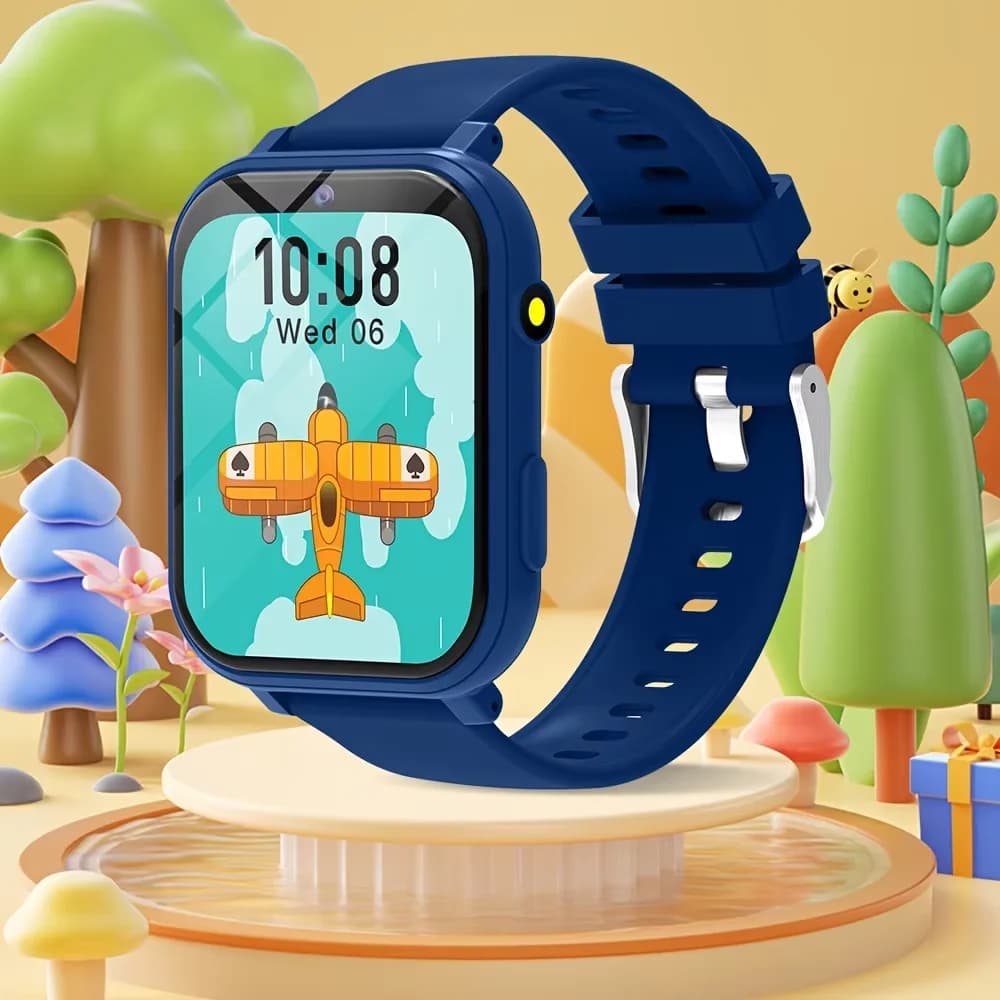 1.83-Inch Full Touch Screen Toy Smart Watch. This Kids Game Watch Comes with Various Stress-Relief Mini Games, Pedometer