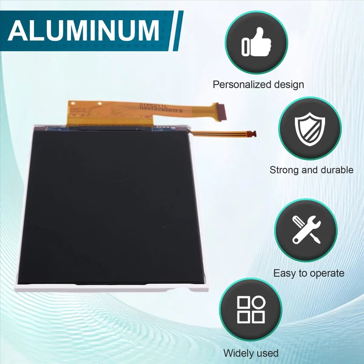A1506F Perfect ★◀◁Replace LCD Display for NEW3DS Bottom LCD Screen for New Bottom LCD Screen for N3DS
