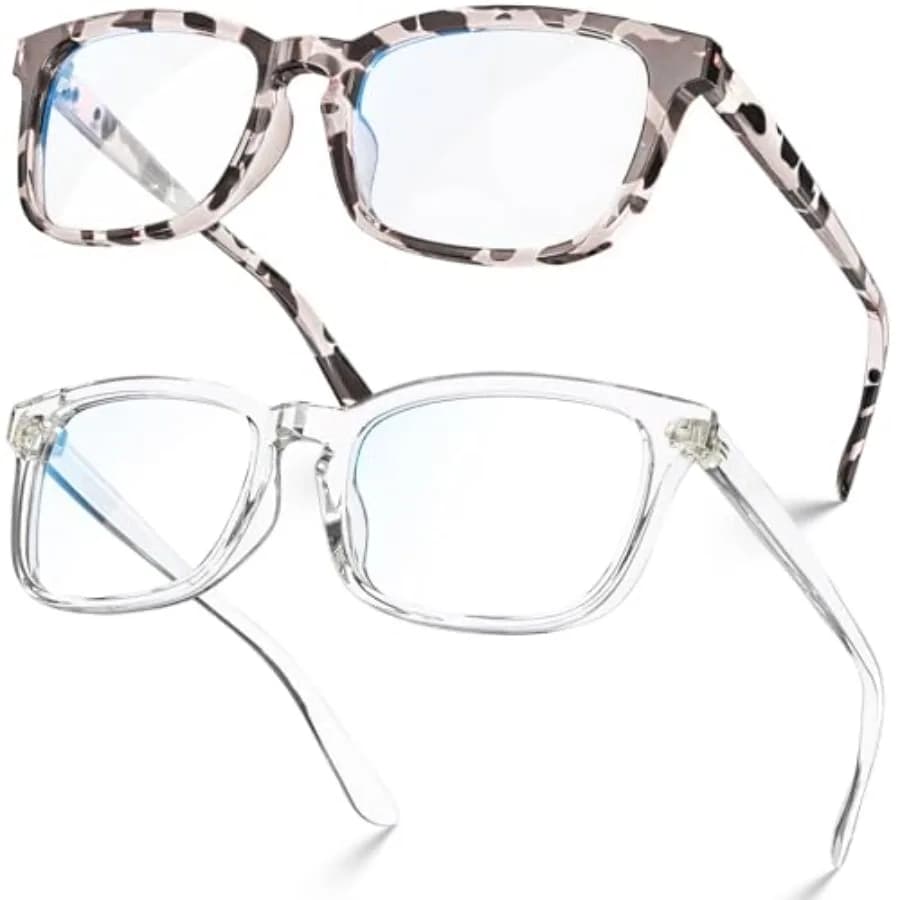 E Blue Lig Bloc Glasses Square wit Anti Compr Glare Gaming Women and Men MONTANA