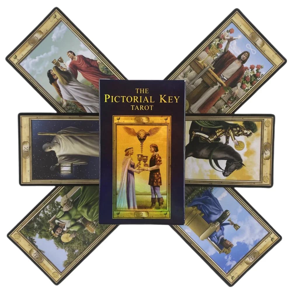 The Pictorial Key Tarot Cards A 78 Oracle English Visions Divination Edition Deck Borad Playing Games