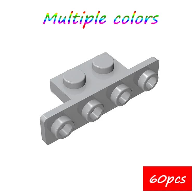 MOC 60PCS 10201 Staffa 1x2-1x4 Building Blocks Kit 2436 Connettore Mattoni Particelle Giocattoli Educativi Per Bambini Di Compleanno Regali Del Capretto