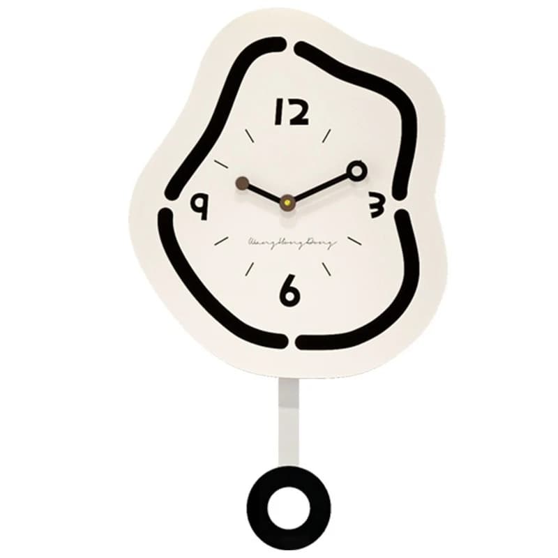 Cream wind creative wall clock living room high sense fashion simple atmosphere clock home dining room decoration wall clock