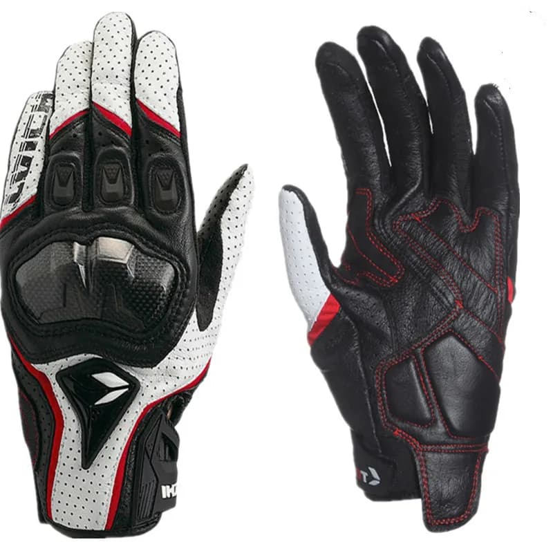 Guanti da moto Guanti da corsa da motocross da uomo in vera pelle RST390 391 Guanti Primavera Autunno Touch Screen Guanti Moto