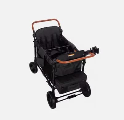 Carro per passeggino super pieghevole per imbracatura per sedili di sicurezza per bambini per passeggino push pull a 4 passeggeri