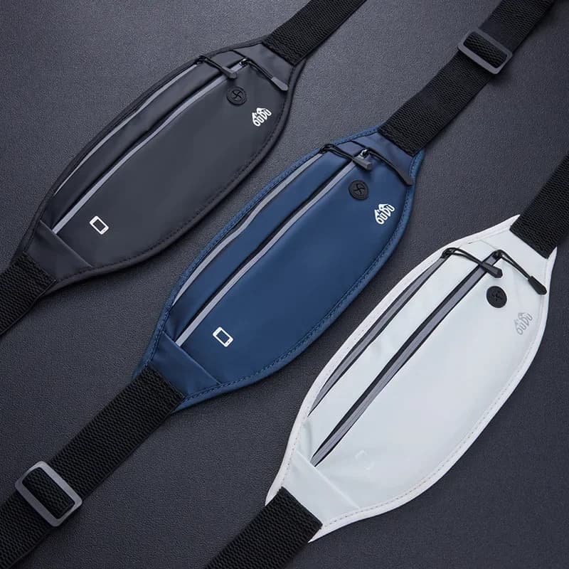 Reflective Waist Bag for Running Cell Phone Invisible Waterproof Gym Sports Bag Jogging Waist Bag for Cycling Fitness