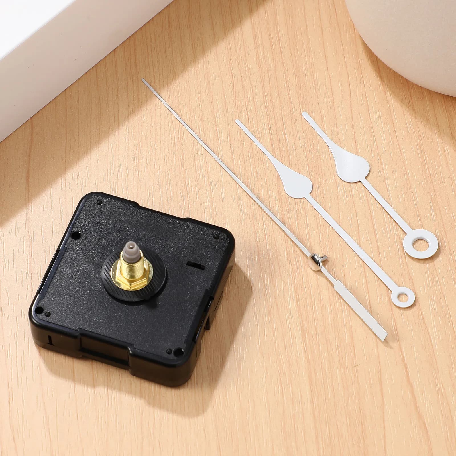 4 Set of Watches Mechanisms, Premium Replacement Parts for Quartz, Fa-da-Te Kit for Wall Clock, Silent and Precise