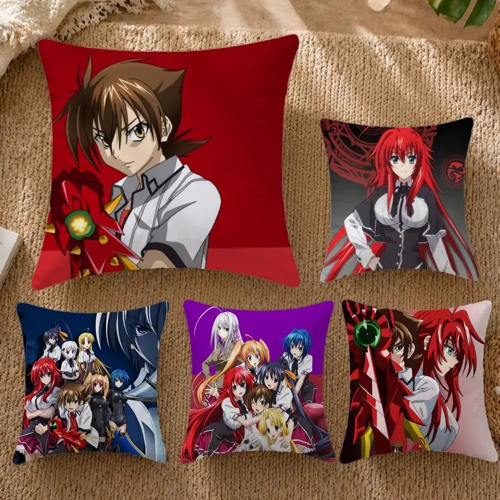 Fashion HHigh School DxDful Cushion Cover Cushion Cover Pillowcase Decorative Sofa Bed Home Decor 50x50 45x45 40x40