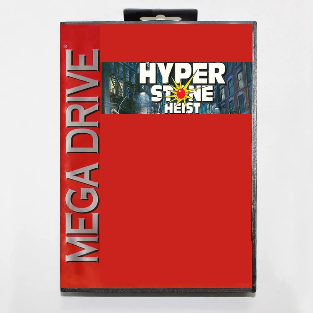 Nuovo Arrivo The Hyperstone Heist MD Scheda di Gioco 16 Bit BR Cover per Sega Megadrive Genesis Cartuccia Console per Videogiochi