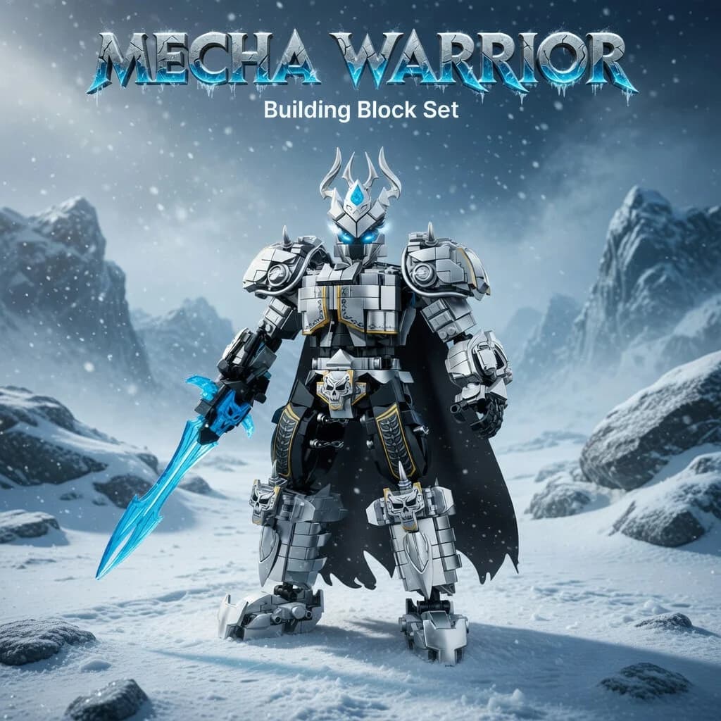 1289PCS Mecha Warrior Building Blocks Set - Assembling Model Toy for Home Decor Ideal Holiday Gift for Kids And Adult
