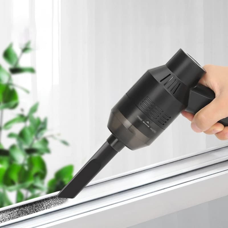Aspirapolvere portatile per auto Mini aspirapolvere portatile che soffia polvere Home Car aspirapolvere Desktop per animali domestici a doppio scopo per ufficio