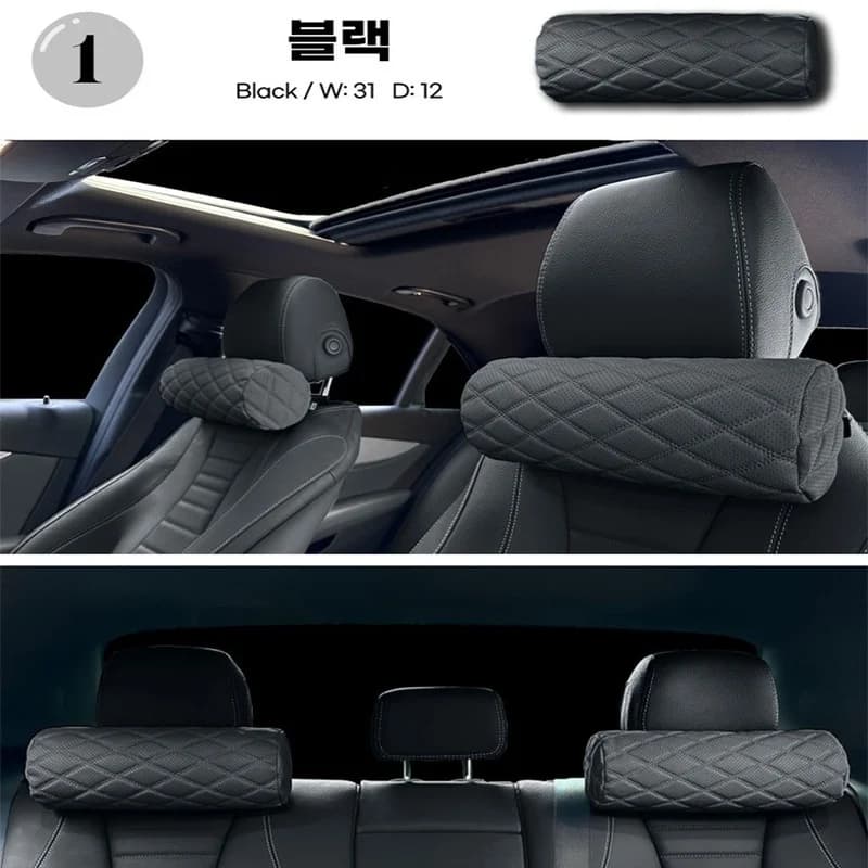 Universal Car Headrest Washable Memory Cotton for Tesla Golf 6 Volkswagen Seat Covers Car Interior Accessories