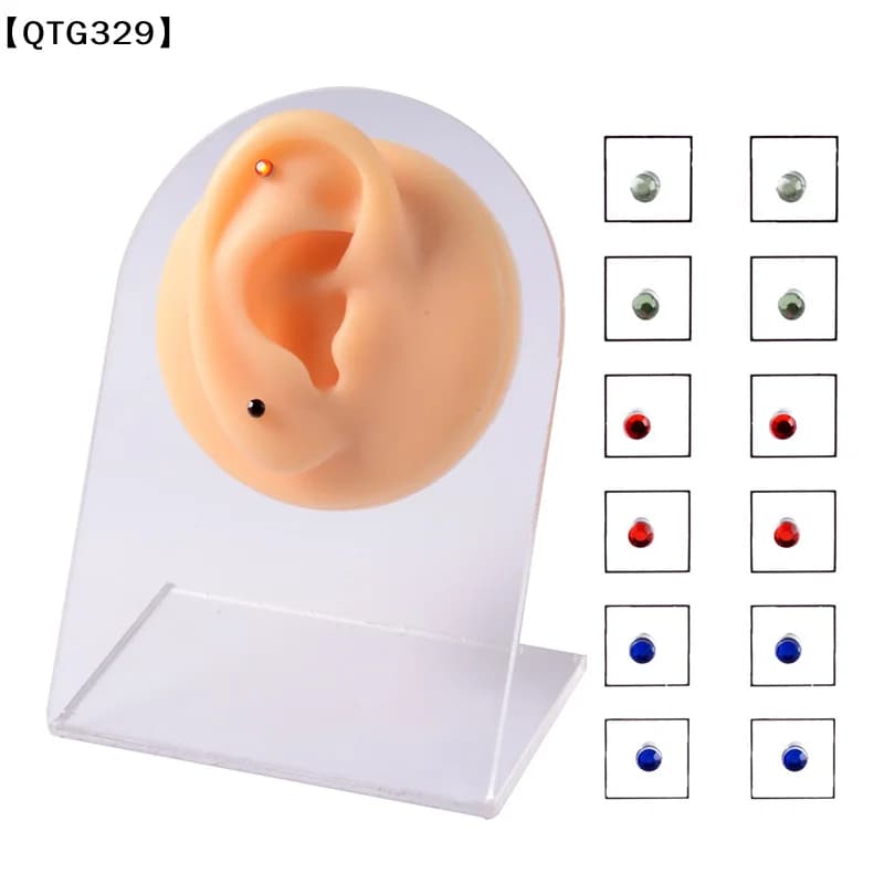 【QTG329】12pcs Magnetic Earring Piercings Cartilage Nose Ring Non Pierced Jewelry[T]【WQ】
