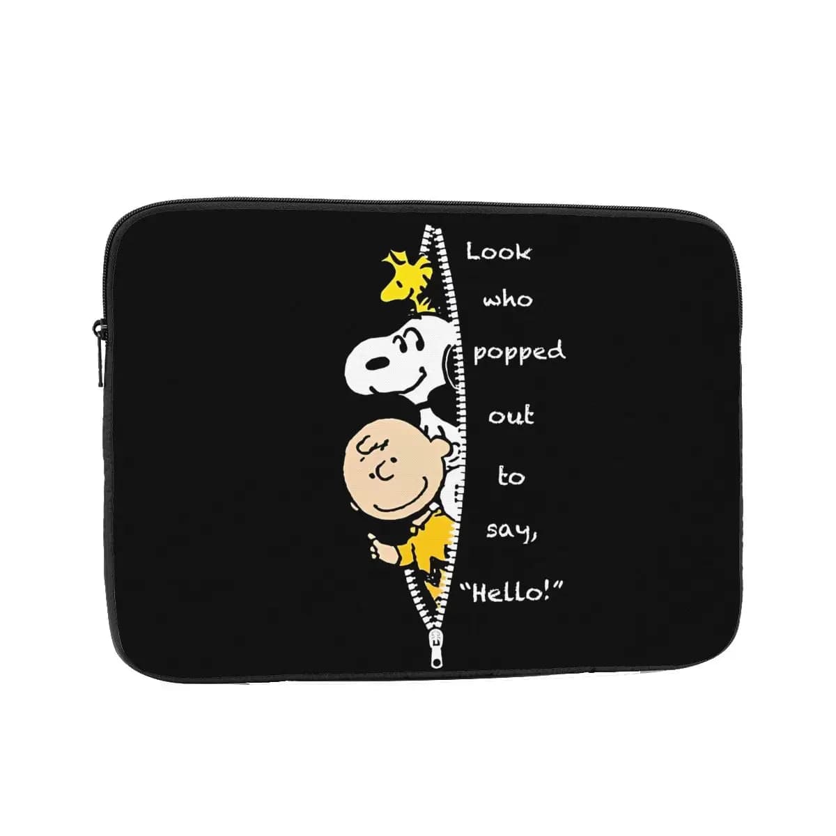 Divertente borsa per laptop Snoopys da 10 12 13 15 17 pollici, custodia per notebook con cane dei cartoni animati, custodia antiurto per computer