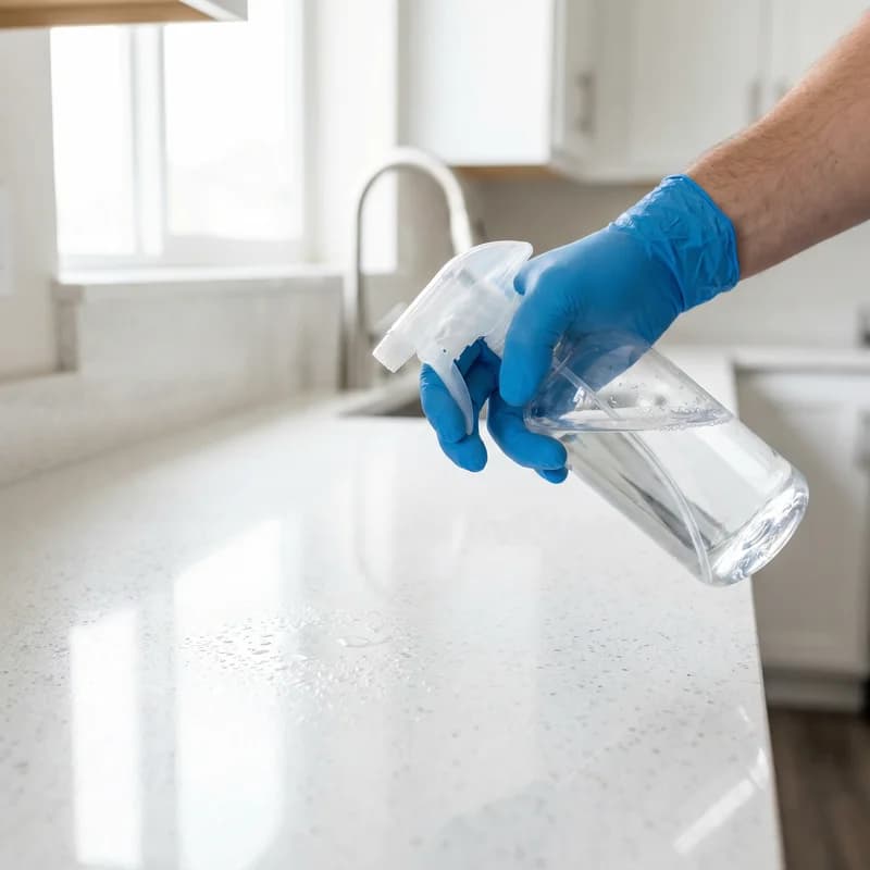 Guanti Sintetici in Vinile, 4 Mil, Senza Lattice, Monouso per Uso Medico, Cucina, Pulizia e Preparazione Alimenti