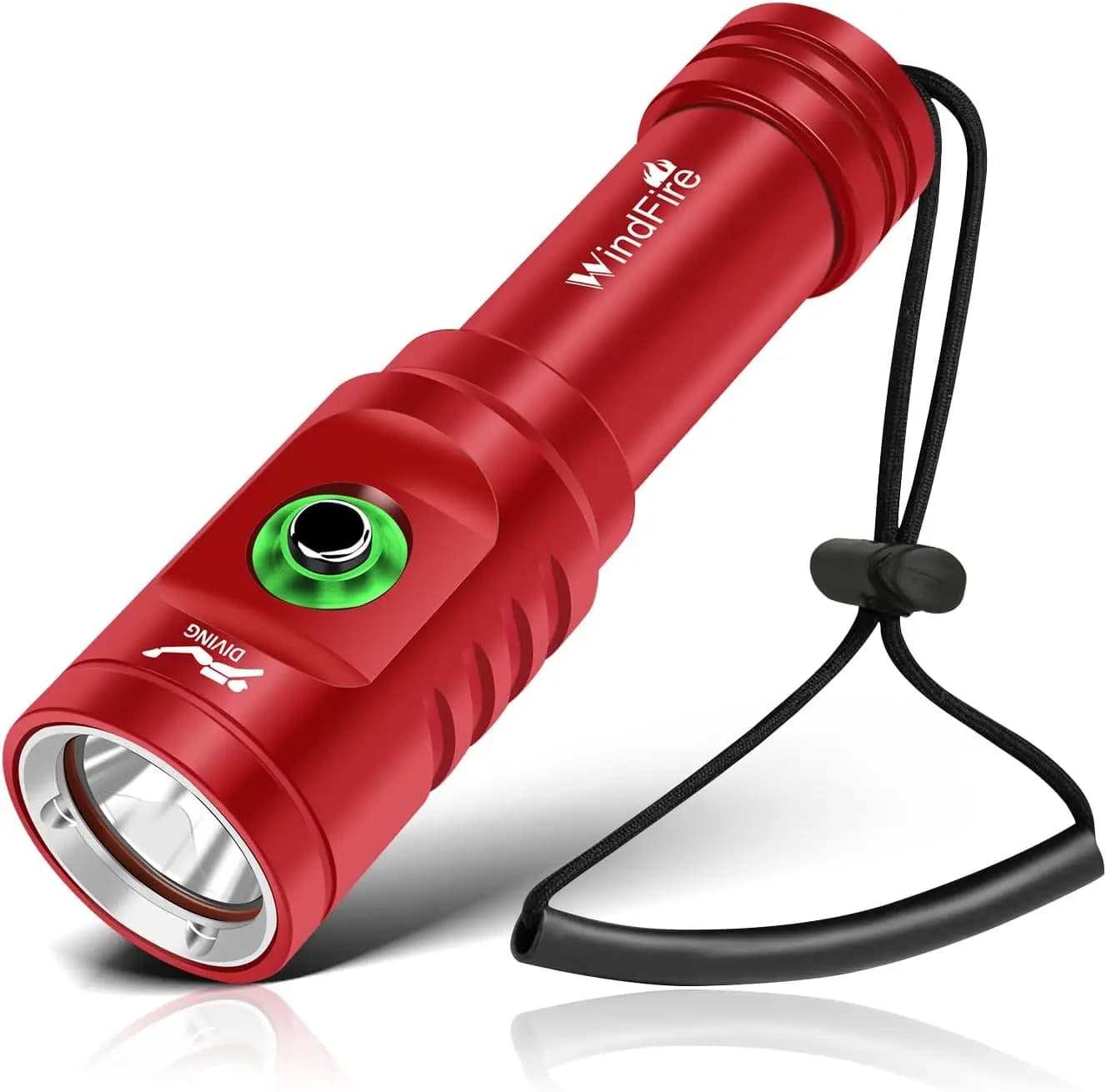 Rechargeable Super Luminous, Waterproof IP68 up to 60 m, 3 Night Diving Mode and Snorkeling
