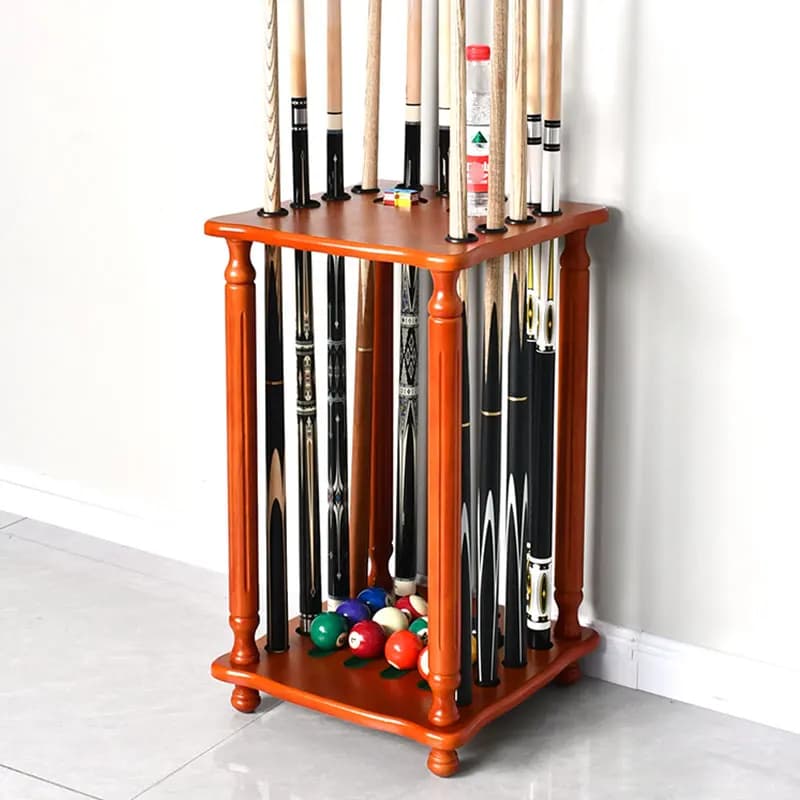 Fancy 8 Bastoncini da biliardo e supporto da pavimento con sfera con segnapunti in metallo Accessori da biliardo Stecca da biliardo Porta stecche TP-BA1012