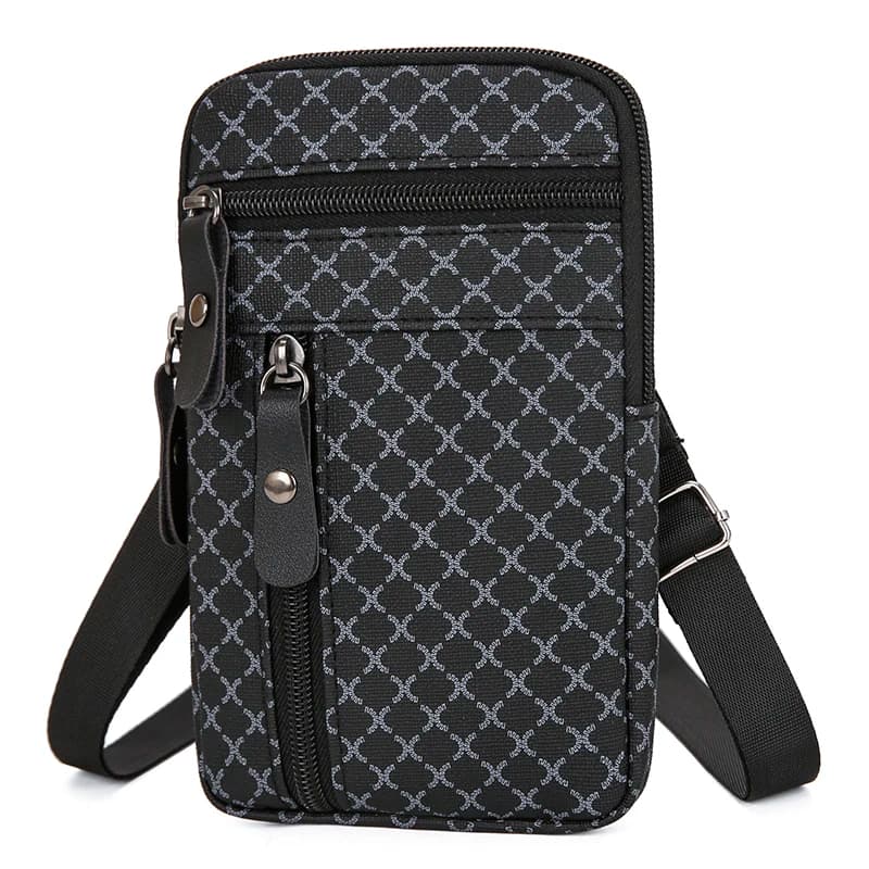Gorgeous Men Small Shoulder Bag Soft PU Leather Crossbody Bags For Men Multi Purpose Men Belt Bag Travelling Phone Bag Bolsa Sac