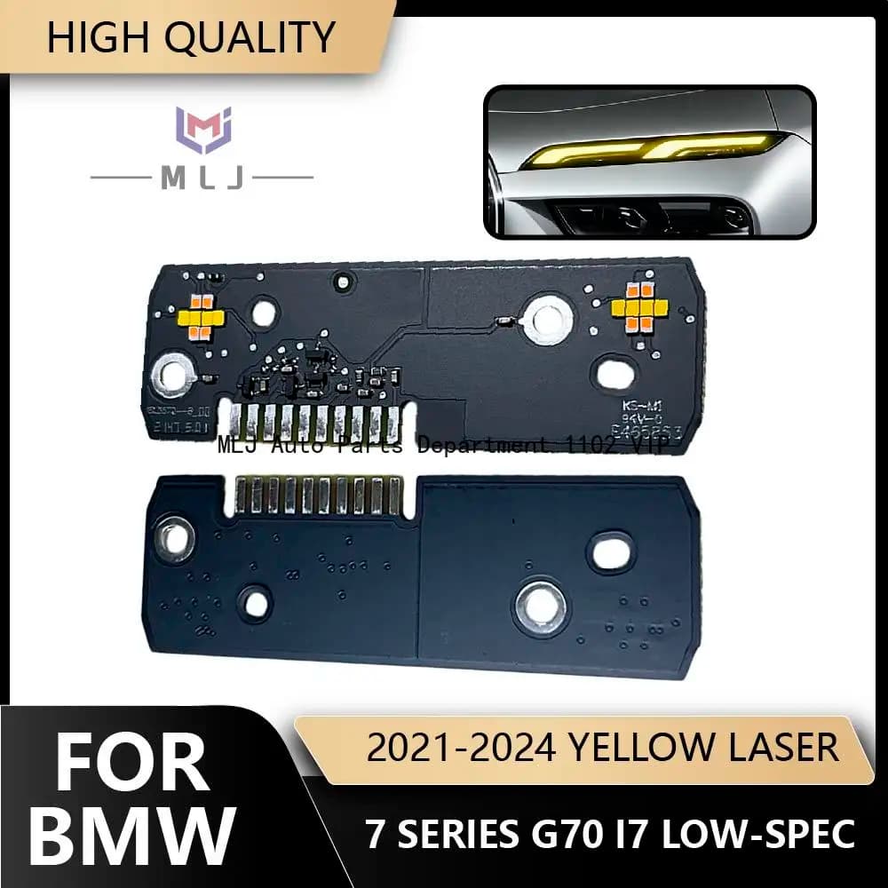 63115A5F625 63115A5F626 Per BMW Serie 7 G70 I7 2021-2024 Faro LED Laser con Occhi d'Angelo Gialli e Bianchi, Modulo DRL con Chip