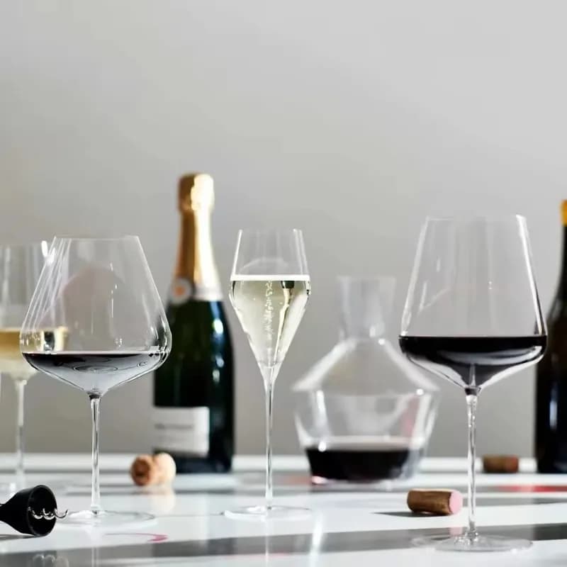 Decanter per vino rosso in cristallo, bottiglia di whisky da disegno, dispenser di liquore, 800 ml