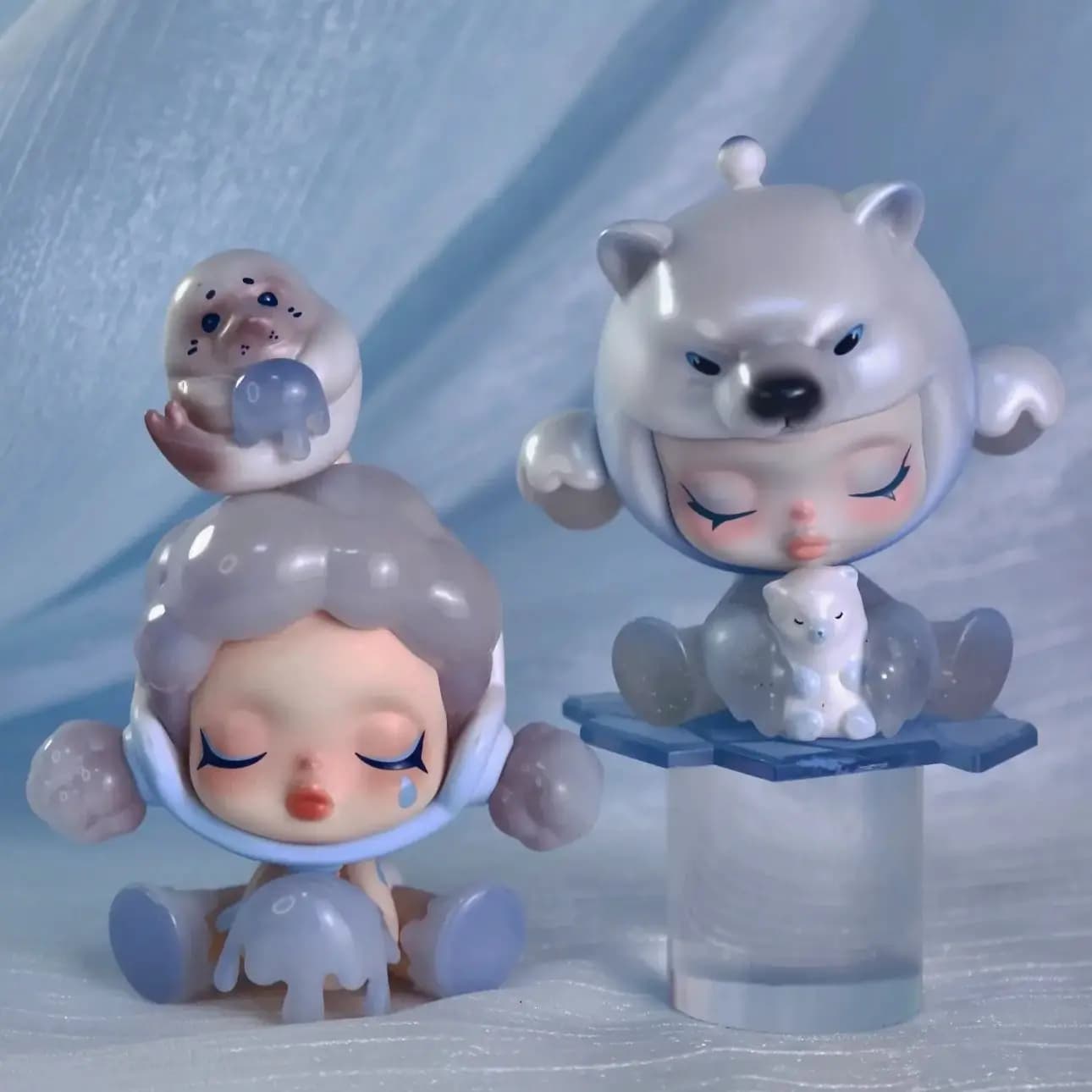 POP MART Skullpanda The Mare of Animals Series Blind Box Toys Anime Action Figure Caixa Surprise Mystery Box Dolls Ragazze Regalo