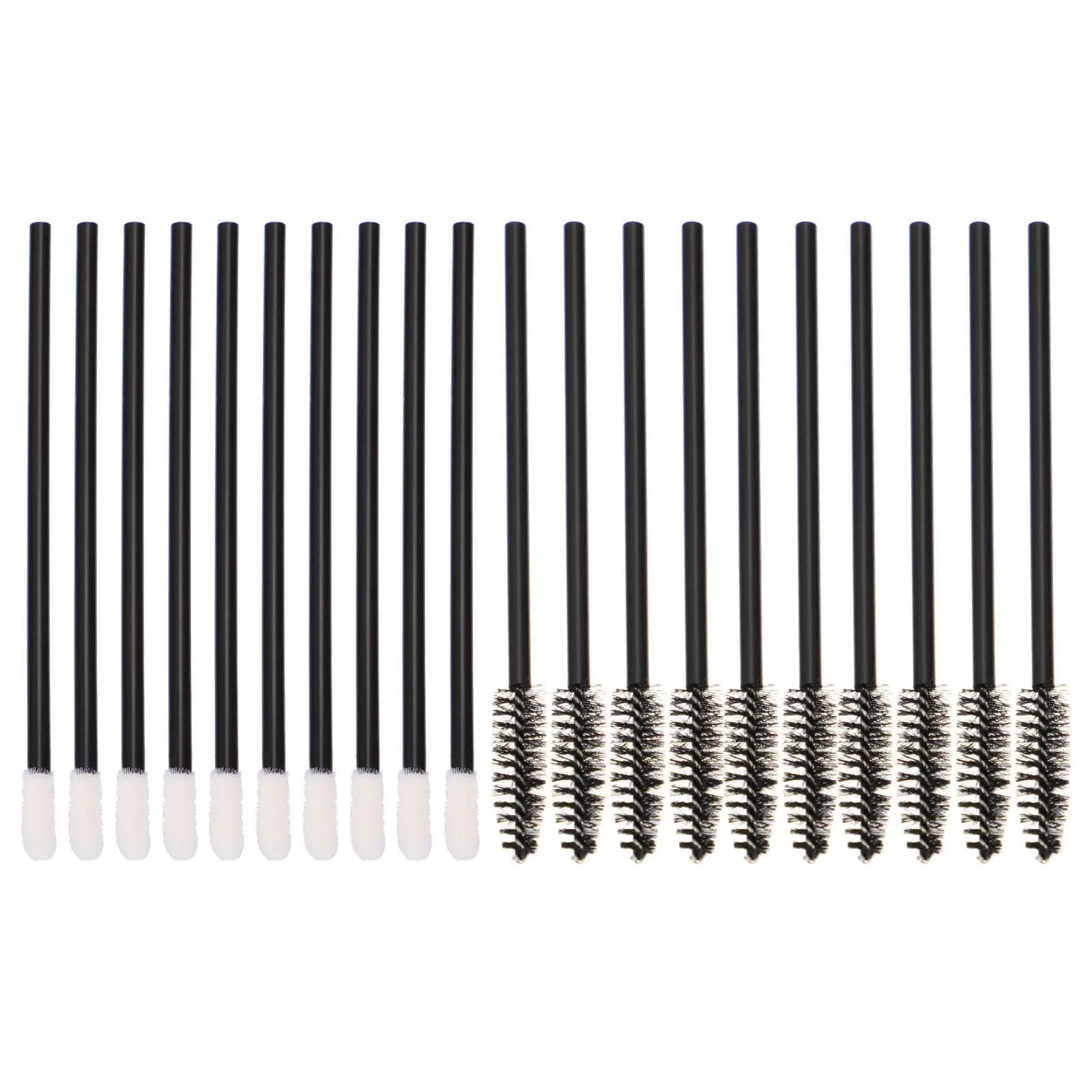 100 Pieces Disposable Brushes for Makeup, Mascara and Rossetto Applications, Soft Fiber Seeds, Practical Sizes for Fondotinta and Pigments