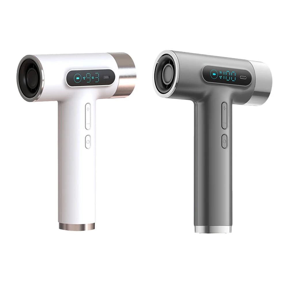 Wireless Hair Dryer 100000 RPM Strong Wind Hot & Cold Air styling tool Temperature control protection Fast charging 18 W