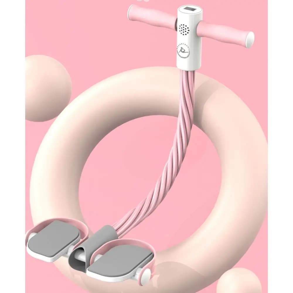 Elastic Resistance Belt with Handles, 4/6 Hoses, Drawing Wheel, Latex Anti-Rottura Training Belt, Caviglia Exercise