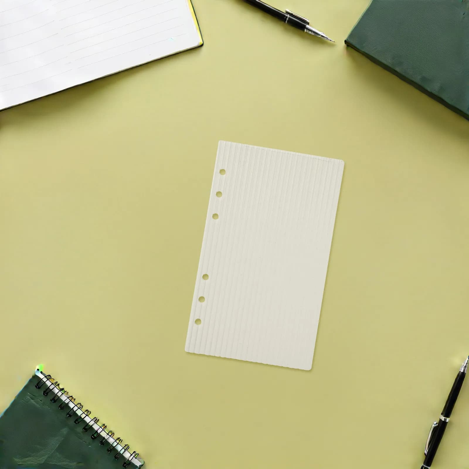 Copertina per raccoglitore in acrilico trasparente ricaricabile, per quaderno a fogli mobili, raccoglitore A6, diario, organizer per budget, agenda