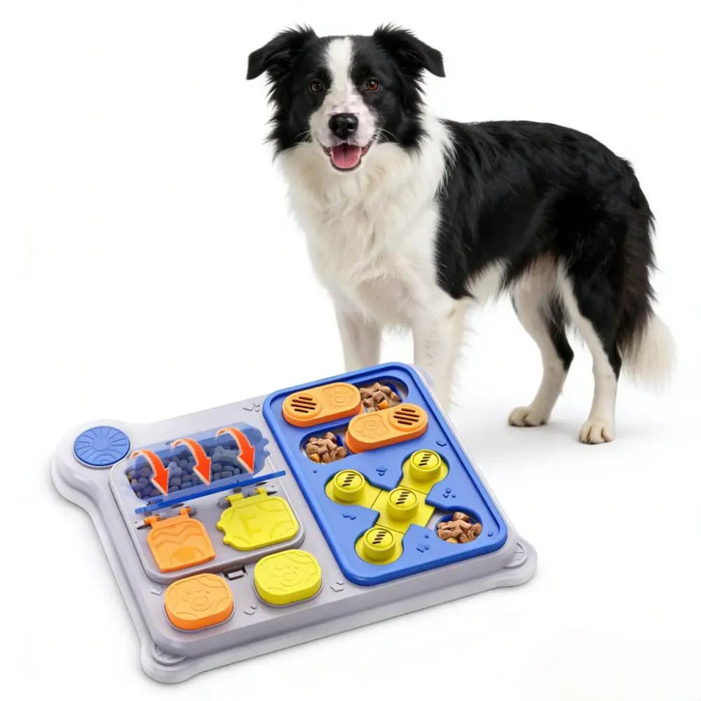 Giocattolo Puzzle per Cani e Dispenser di Cibo - Gioco Dispensatore di Snack per Addestramento IQ, Novità, Ideale per Cani di Piccola/Media Taglia