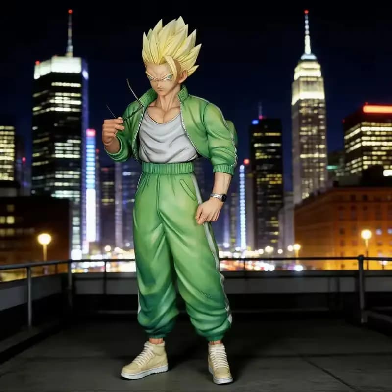 Statua di Ys Dragon Ball Z, Figura di Son Gohan, Gohan Super Saiyan, Action Figure in PVC, Modellini da Collezione, Giocattoli e Regali