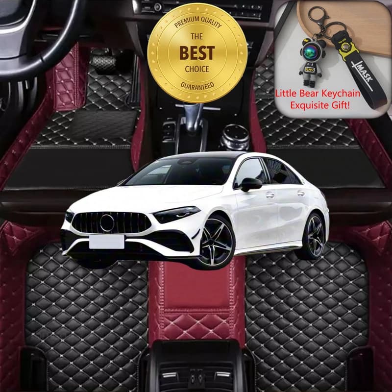 Misura su misura per Mercedes-Benz Classe A AMG Berlina 2019-2025 Tappetini per auto Accessori per auto Tappetini per auto Guida a sinistra/destra