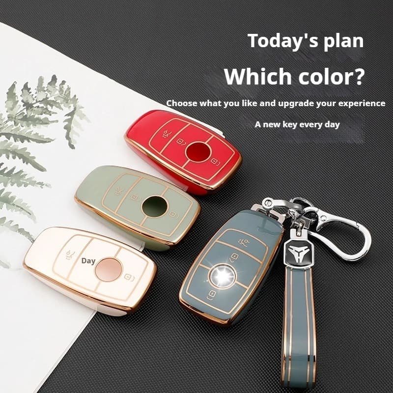 TPU Key Fob Cover for Mercedes Benz A B C E S Class W204 W205 W212 W213 W176 GLC MAYBACH Keyless Soft Case