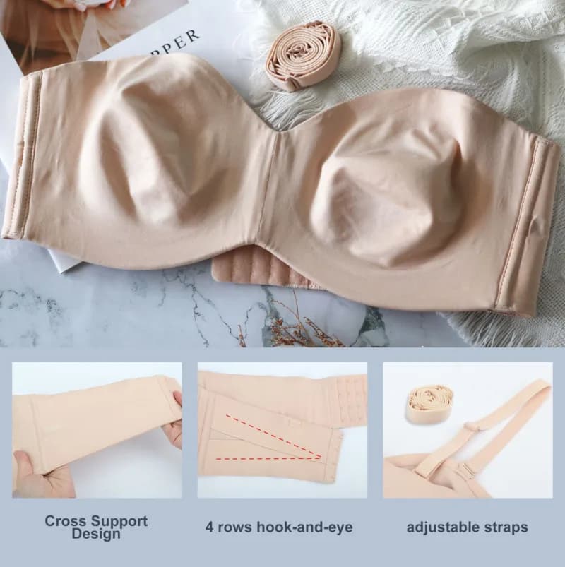 Underwear Removable Shoulder Strap Bra Ultra-thin Large Seamless Bras Brasier Mujer Plus Size Lingerie Women Brassiere Femme