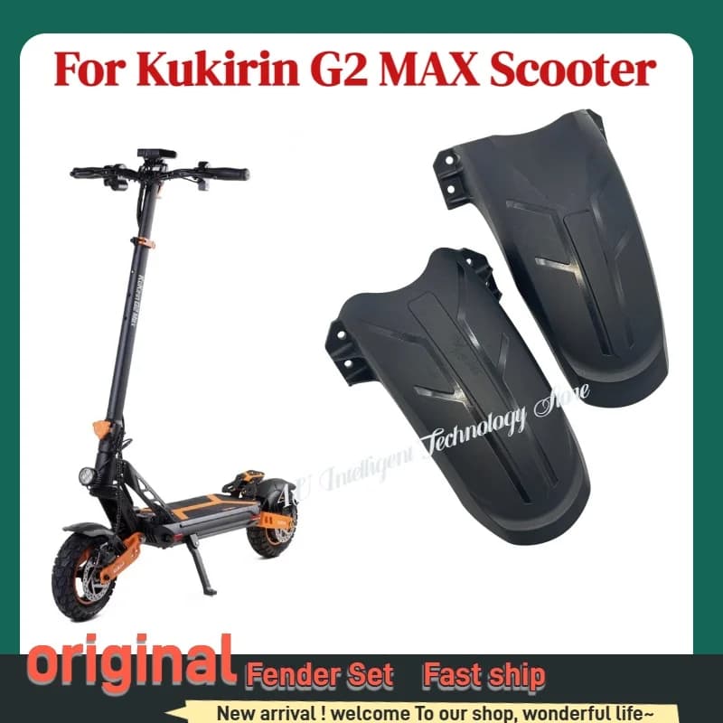 Parafango Posteriore Resistente per Monopattino Elettrico KUGOO KuKirin G2 MAX, Ricambio Accessorio per Ruota