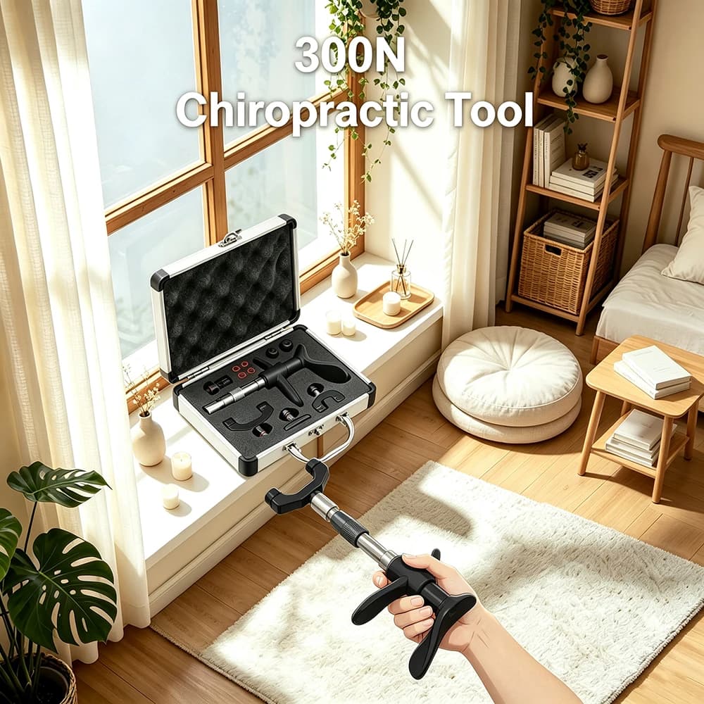 300N Chiropractic Adjusting Correction Tools Therapy Spine Massage Corrector Body Muscle Massage Manual Gun