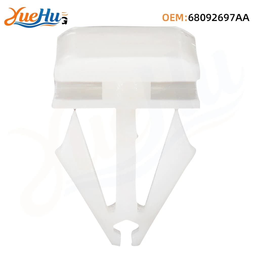 YUEHU 25PCS Rocker Panel Moulding Clips White Nylon 68092697AA Compatible with Jeep Liberty Dodge Durango Charger Chrysler 300