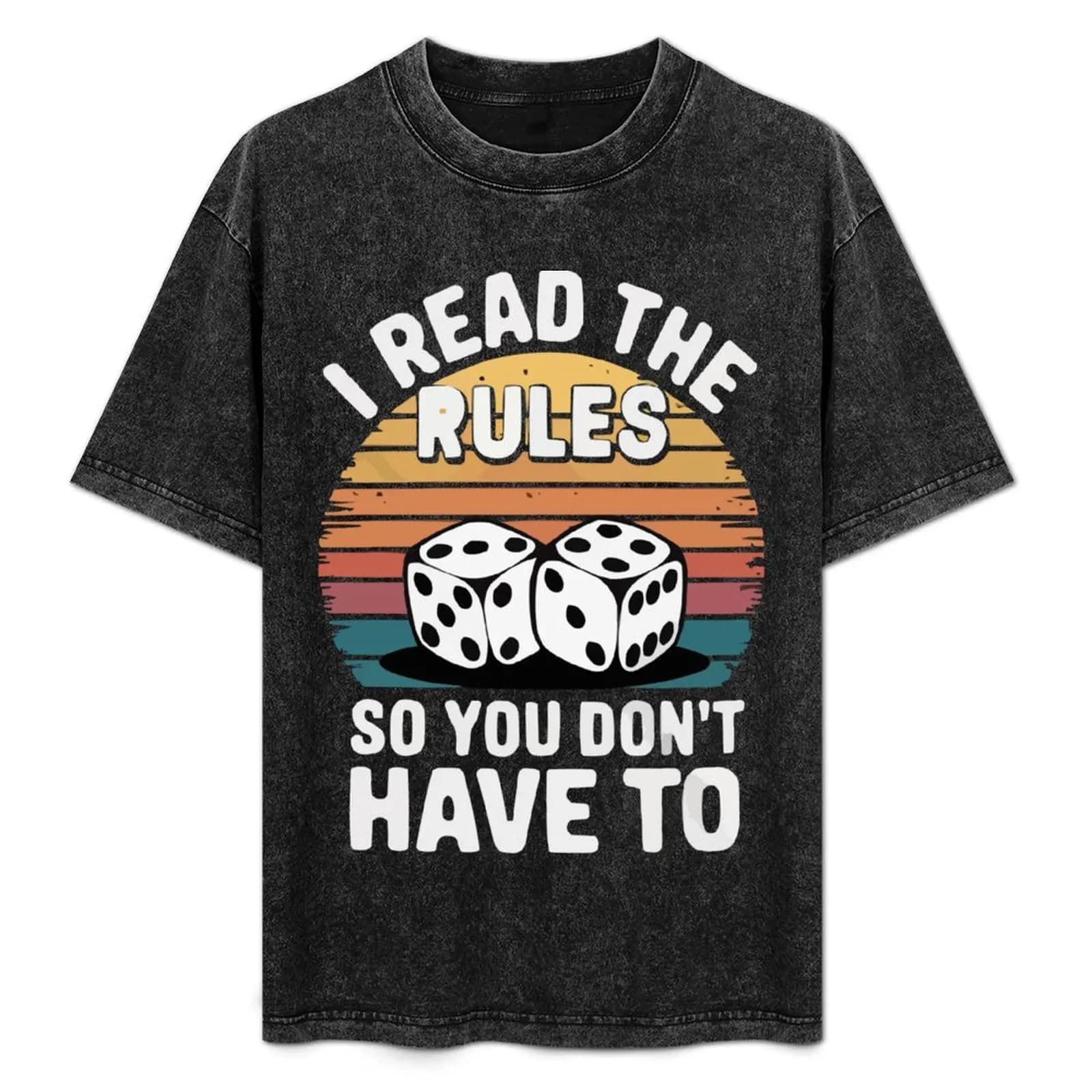 Board Games I Read T-Shirt Camicia leggera basic a maniche corte