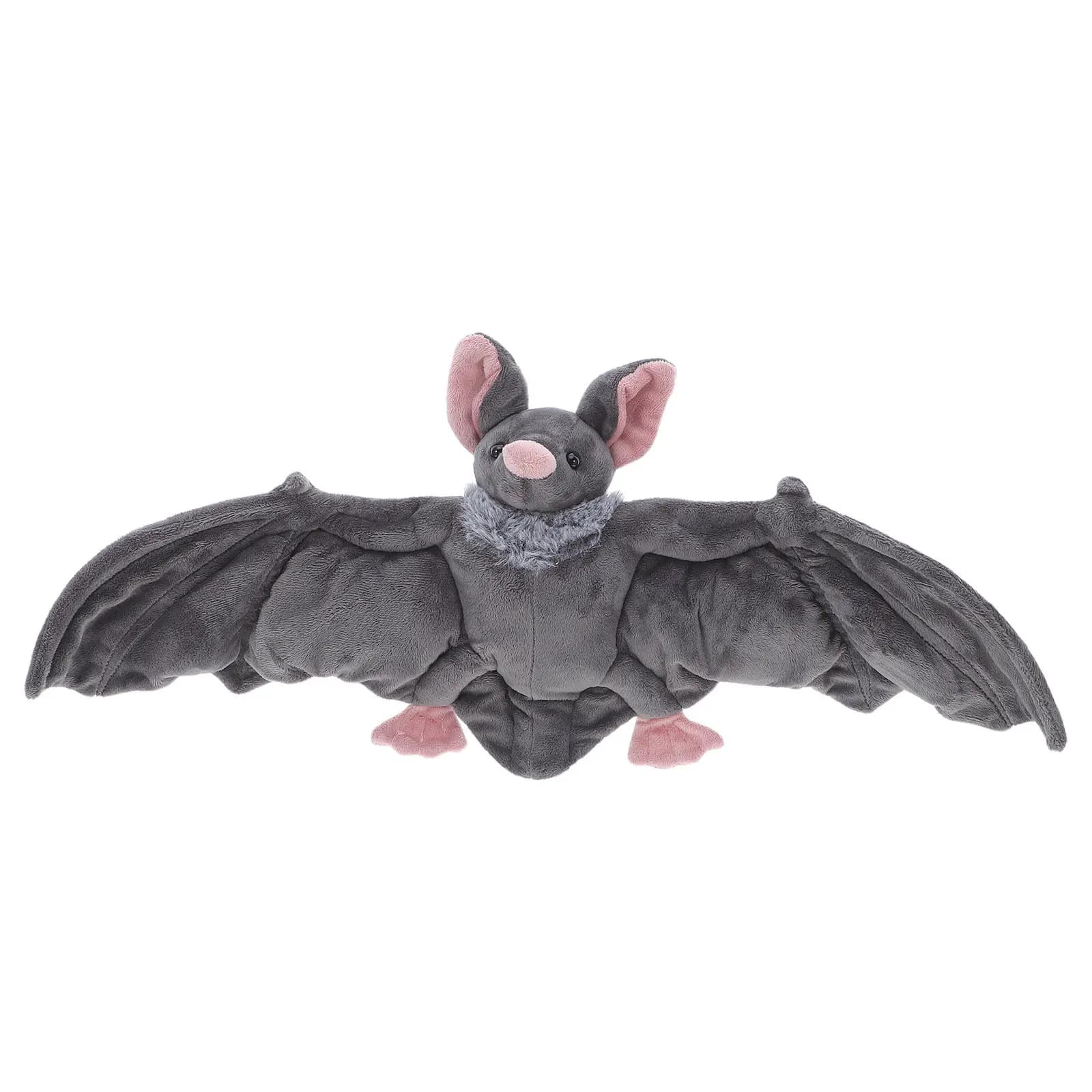 Peluche a Forma di Pipistrello per Halloween, Design Realistico e Morbido per Bambini, Decorazione per la Casa, Ornamento Spaventoso da Appendere per Feste