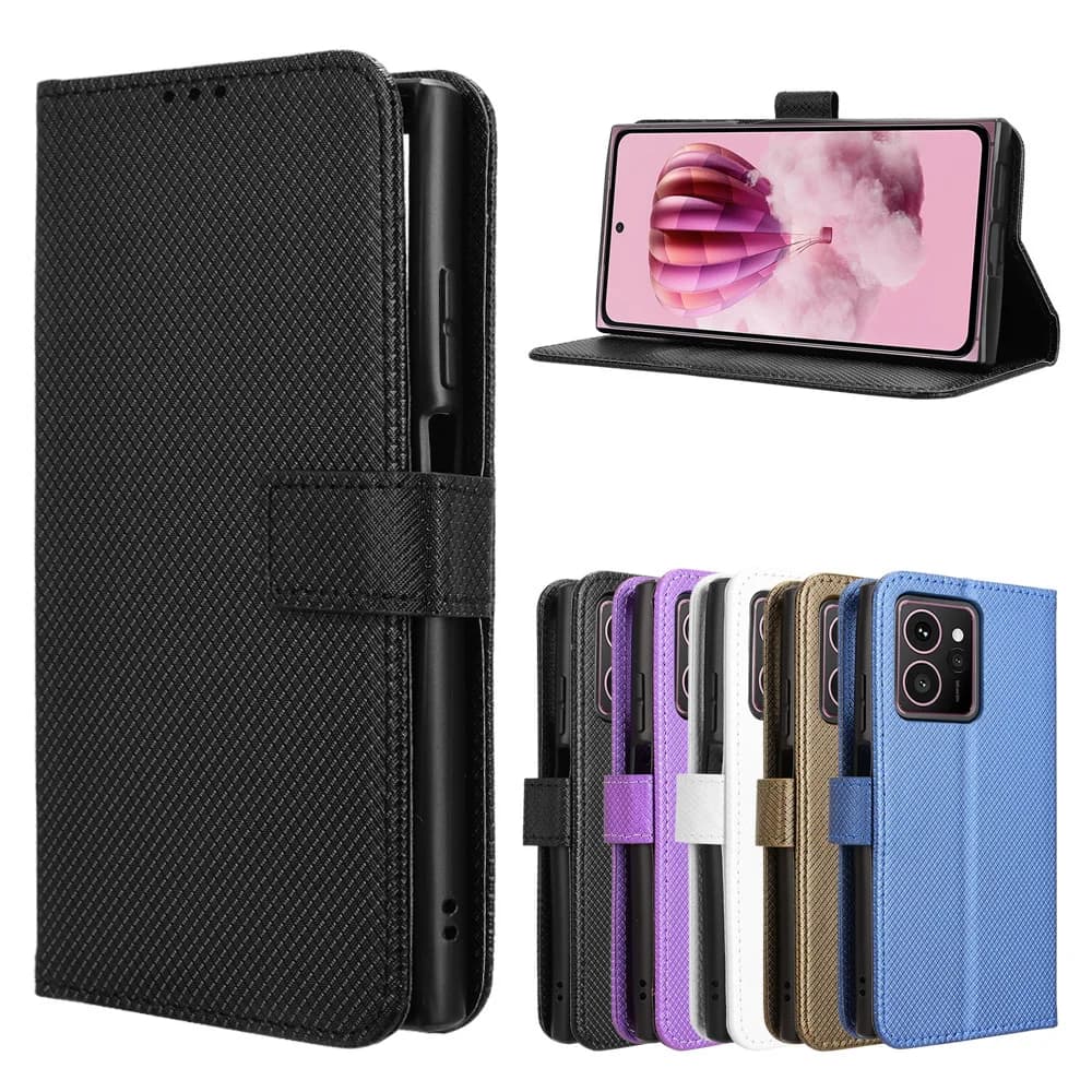 Custodia in pelle Proteggi la copertura per HMD Skyline 5G Flip Stand Cover per HMDSkyline 5G Portafoglio Porta carte Phone Coque