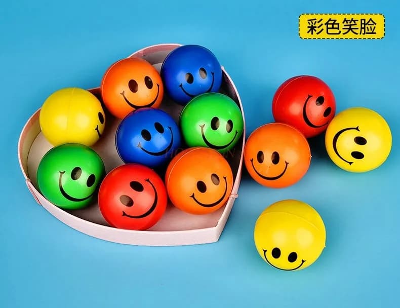 12 pezzi di palla in spugna morbida e solida, racchetta elastica, basket, calcio, tennis, mini palla per asilo giocattolo per bambini
