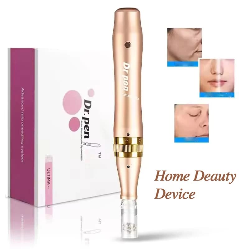 Dr. Penna per Microneedling M5-C con Aghi da 0,25mm, Strumento per la Cura della Pelle e la Rigenerazione Cutanea, Macchina per Trattamenti Estetici