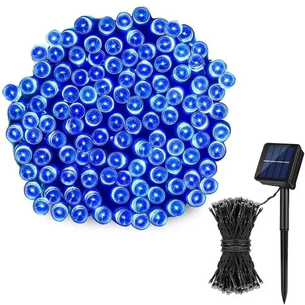 50Led Solar Garden Decorative String Light Fairy Waterproof Outdoor Lamp Garland For Christmas Holiday Party Home Decoration